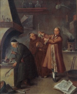 Gli alchimisti di Pietro Longhi (Musei civici di Venezia)