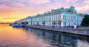 Il museo dell'Ermitage a San Pietroburgo