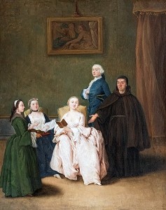 Ca' Rezzonico - Visita del frate - Pietro Longhi